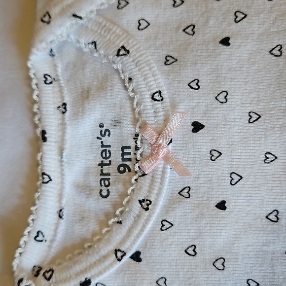 Infant Girl's Lot of 4 Carter's Body Suits 9 Months T12 - Picture 12 of 13